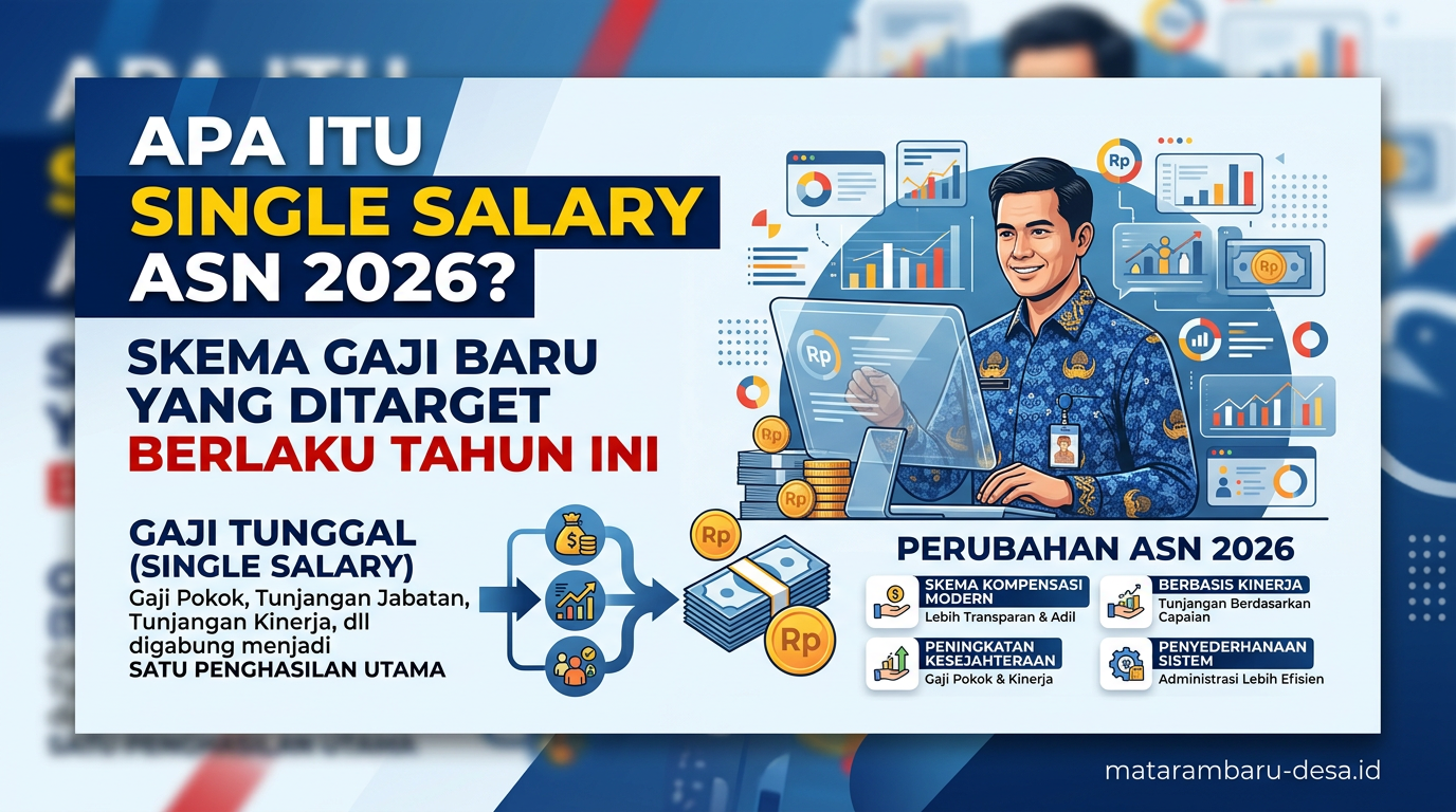 Apa itu Single Salary ASN 2026? Skema Gaji Baru yang Ditarget Berlaku Tahun Ini