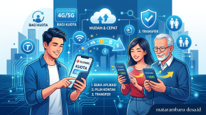 Cara Berbagi Kuota Telkomsel 2026, Transfer Kuota ke Keluarga Mudah dan Cepat