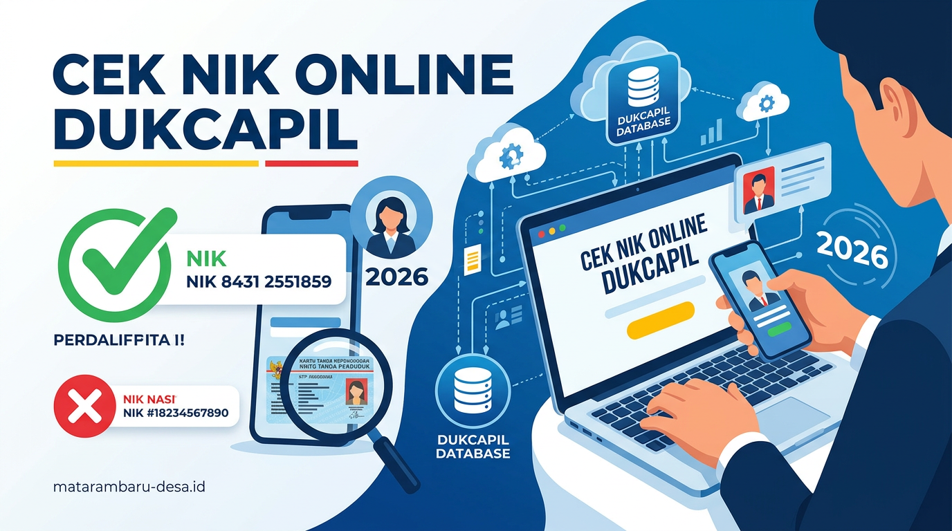 Cara Cek NIK Terdaftar di Dukcapil atau Tidak Secara Online 2026