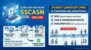 Cara Daftar Akun SSCASN 2026 Online, Syarat dan Tahapan Lengkap CPNS