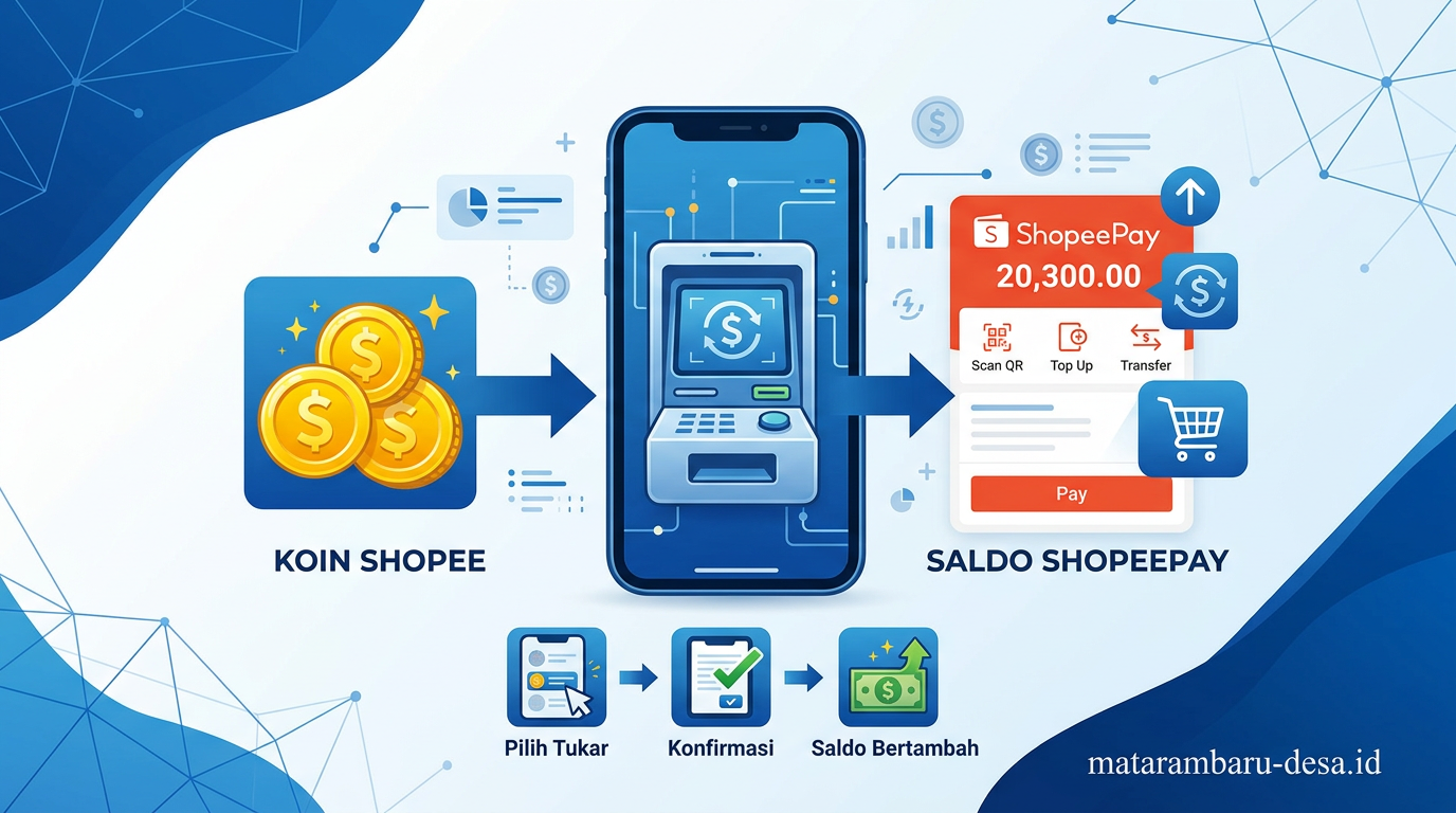 Cara Menukar Koin Shopee Jadi Saldo ShopeePay 2026, Langsung Bisa Belanja!