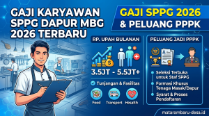 Gaji Karyawan SPPG Dapur MBG 2026 Terbaru dan Peluang Jadi PPPK