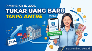 Pintar BI Go ID 2026, Tukar Uang Baru Tanpa Antre Lewat Aplikasi!