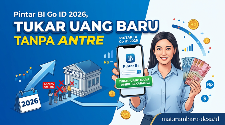 Pintar BI Go ID 2026, Tukar Uang Baru Tanpa Antre Lewat Aplikasi!