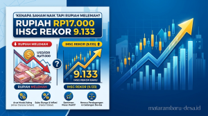 Rupiah Rp17.000 IHSG Rekor 9.133, Kenapa Saham Naik Tapi Rupiah Melemah?