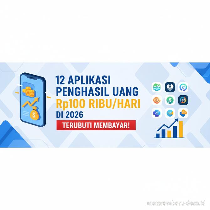 Thumbnail: 12 Aplikasi Penghasil Uang Rp100 Ribu per Hari di 2026, Terbukti Membayar!