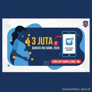 Thumbnail: Bansos Ibu Hamil 2026 Cair 3 Juta! Ini Cara Daftarnya Lewat Aplikasi Resmi
