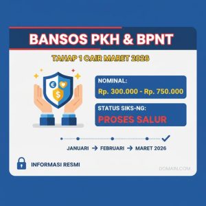 Thumbnail: Bansos PKH dan BPNT Tahap 1 Cair Maret 2026, Ini Nominal dan Status SIKS-NG