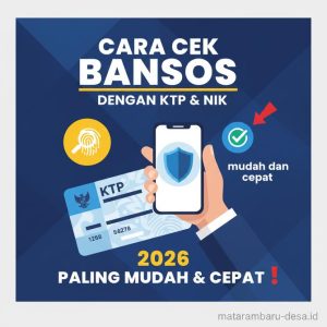 Thumbnail: Cara Cek Bansos Dengan KTP dan NIK 2026, Paling Mudah dan Cepat