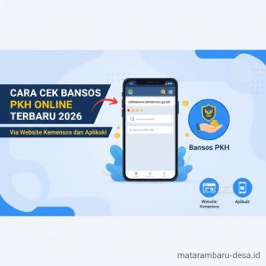 Thumbnail: Cara Cek Bansos PKH Online Terbaru 2026 Via Website Kemensos dan Aplikasi