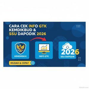 Thumbnail: Cara Cek Info GTK Kemdikbud dan SSU Dapodik 2026 dengan Mudah