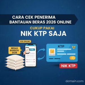 Thumbnail: Cara Cek Penerima Bantuan Beras 2026 Online Cukup Pakai NIK KTP Saja