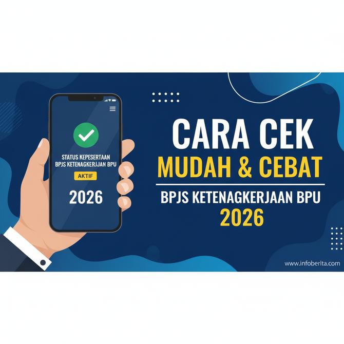 Thumbnail: Cara Cek Status Kepesertaan BPJS Ketenagakerjaan BPU di 2026, Mudah dan Cepat