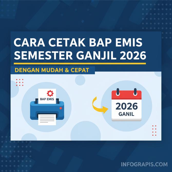 Thumbnail: Cara Cetak BAP EMIS Semester Ganjil 2026 dengan Mudah dan Cepat