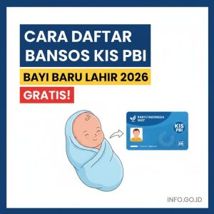 Thumbnail: Cara Daftar Bansos KIS PBI Bagi Bayi Baru Lahir 2026, Gratis!