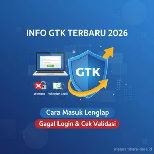 Thumbnail: Cara Masuk ke Info GTK Terbaru 2026, Lengkap dengan Solusi Gagal Login dan Cek Validasi