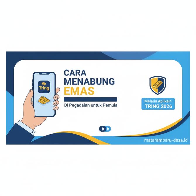 Thumbnail: Cara Menabung Emas di Pegadaian untuk Pemula Melalui Aplikasi Tring 2026