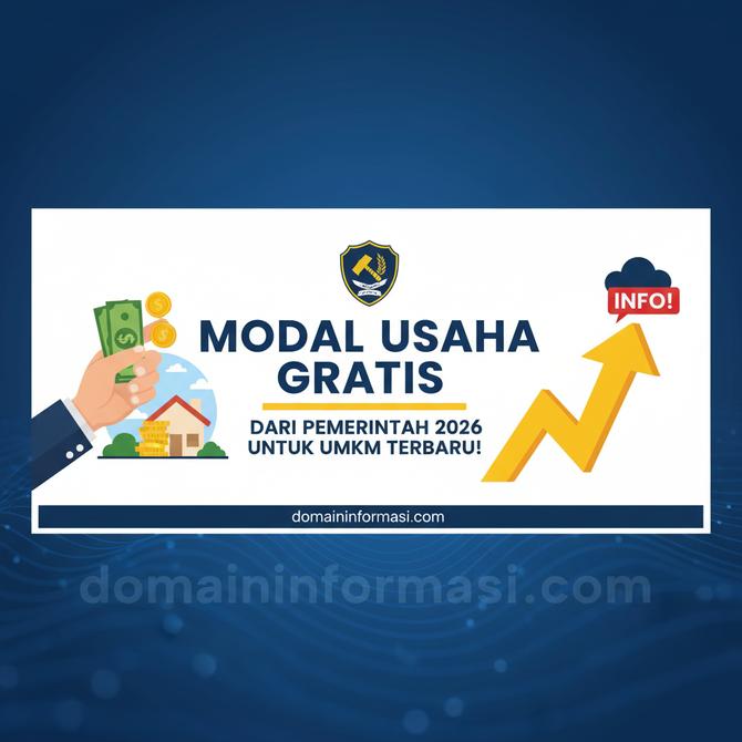 Thumbnail: Cara Mendapatkan Modal Usaha Gratis dari Pemerintah 2026 untuk UMKM Terbaru!