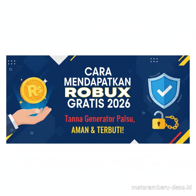 Thumbnail: Cara Mendapatkan Robux Gratis 2026 Tanpa Generator Palsu, Aman dan Terbukti!