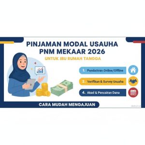 Thumbnail: Cara Mengajukan Pinjaman Modal Usaha di PNM Mekaar 2026 untuk Ibu Rumah Tangga