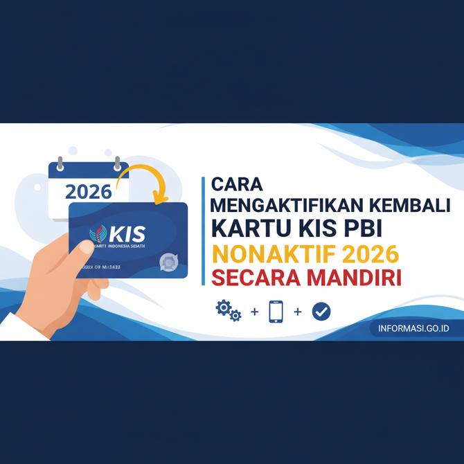 Thumbnail: Cara Mengaktifkan Kembali Kartu KIS PBI yang Nonaktif 2026 Secara Mandiri