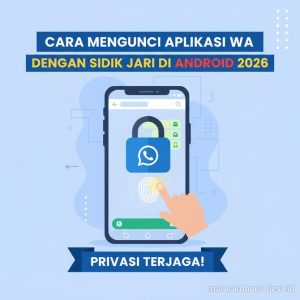 Thumbnail: Cara Mengunci Aplikasi WA dengan Sidik Jari di Android 2026, Privasi Terjaga!