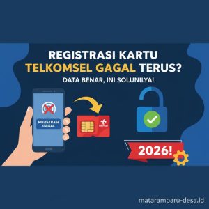 Thumbnail: Cara Registrasi Kartu Telkomsel Gagal Terus Meski Data Benar, Ini Solusinya 2026!