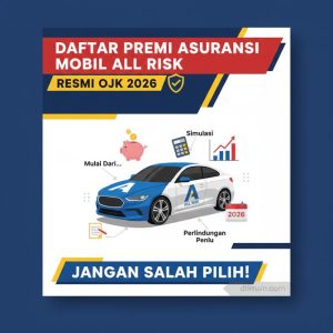 Thumbnail: Daftar Premi Asuransi Mobil All Risk Resmi OJK 2026, Jangan Salah Pilih!