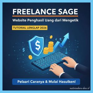 Thumbnail: Freelance Sage - Website Penghasil Uang dari Mengetik, Tutorial Lengkap 2026