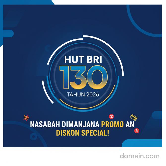 Thumbnail: HUT BRI ke 130 Tahun 2026, Nasabah Dimanjakan Promo dan Diskon Spesial!