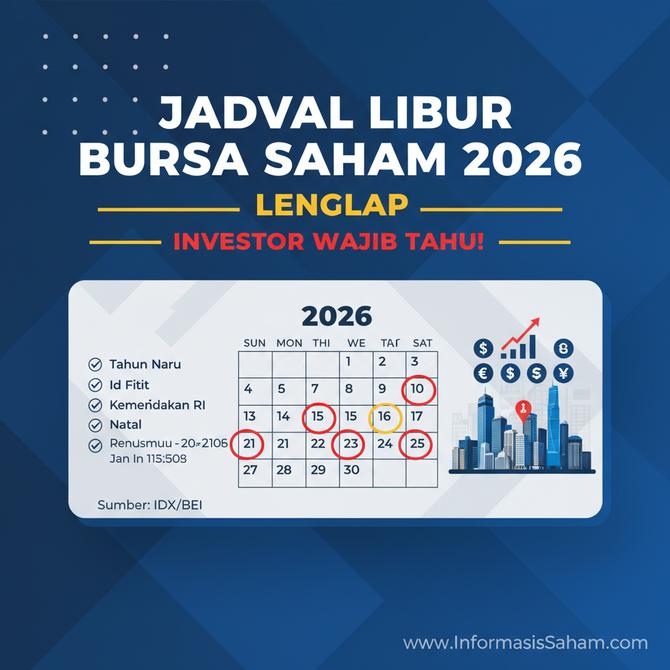 Thumbnail: Jadwal Libur Bursa Saham 2026 Lengkap, Investor Wajib Tahu!