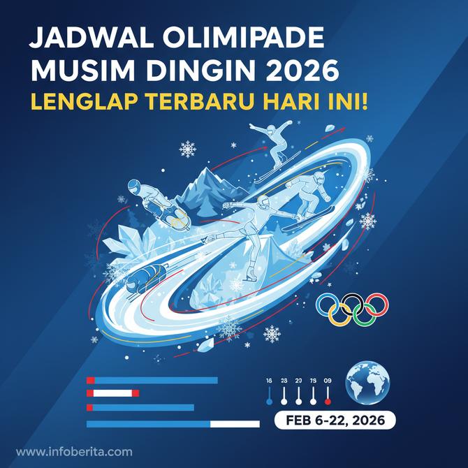 Thumbnail: Jadwal Olimpiade Musim Dingin 2026 Lengkap Terbaru Hari Ini!