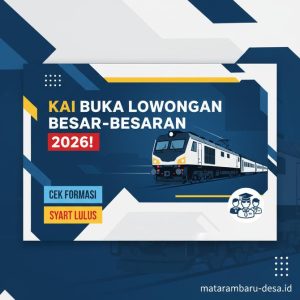 Thumbnail: KAI Buka Lowongan Besar-Besaran 2026! Cek Formasi dan Syarat Lulusnya Sekarang