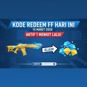 Thumbnail: Kode Redeem FF Hari Ini 15 Maret 2026 Aktif 1 Menit Lalu, Klaim SG2 dan Diamond!