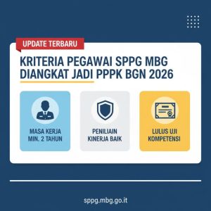 Thumbnail: Kriteria Pegawai SPPG MBG yang Diangkat Jadi PPPK BGN 2026 Terbaru