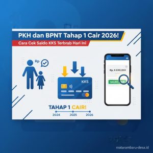 Thumbnail: PKH dan BPNT Tahap 1 Cair 2026! Cara Cek Saldo KKS Terbaru Hari Ini