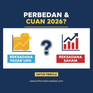 Thumbnail: Perbedaan Reksadana Pasar Uang dan Saham untuk Pemula, Mana yang Lebih Cuan di 2026?