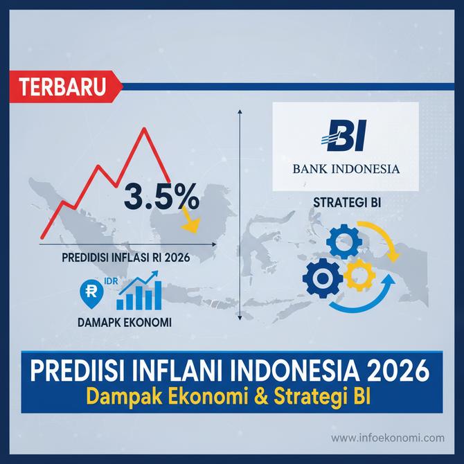 Thumbnail: Prediksi Tingkat Inflasi Indonesia 2026 Terbaru, Dampak Ekonomi dan Strategi BI