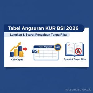 Thumbnail: Tabel Angsuran KUR BSI 2026 Lengkap dan Syarat Pengajuan Tanpa Riba Cair Cepat