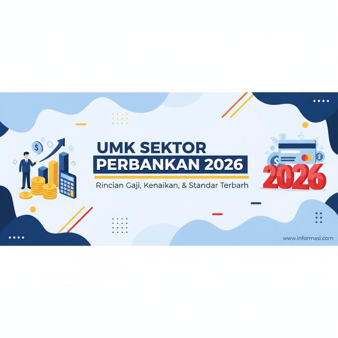 Thumbnail: UMK Sektor Perbankan 2026 - Rincian Gaji, Kenaikan, dan Standar Terbaru Lengkap