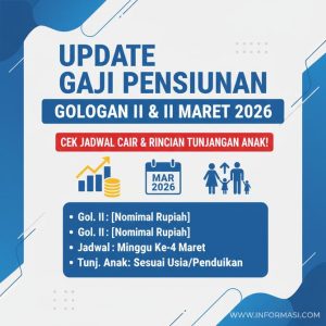 Thumbnail: Update Gaji Pensiunan Golongan II dan III Maret 2026, Cek Jadwal Cair dan Rincian Tunjangan Anak!