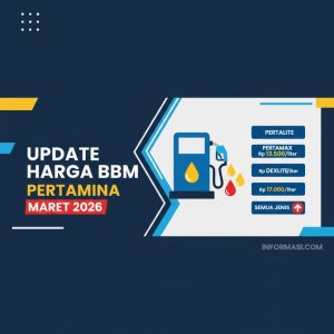 Thumbnail: Update Harga BBM Pertamina Maret 2026 - Pertalite, Pertamax, Dexlite dan Semua Jenis